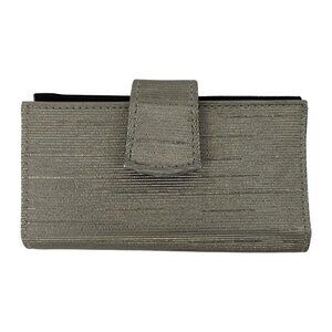 LANCOME Metallic Lipstick Cosmetic Case Mirror Card Slot Made in France